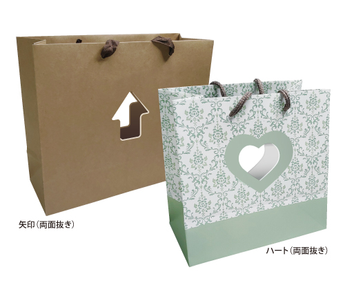 Kawaii袋（型抜き手さげ紙袋）